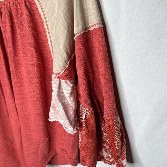 Free People Friday Fever Coral Dolman Top. Size XSmall. - Picture 10 of 12